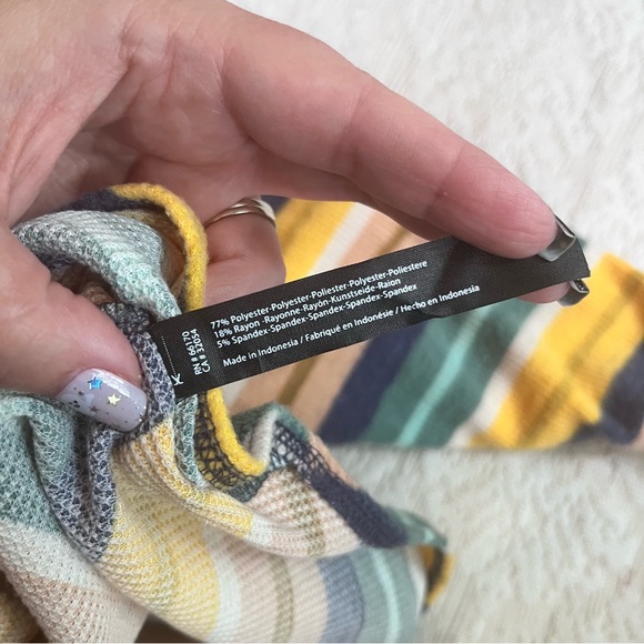 UO Out from under striped thermal long sleeve bodysuit - Picture 11 of 12